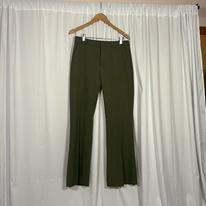 Banana republic sculpted stretch petite green dress pants